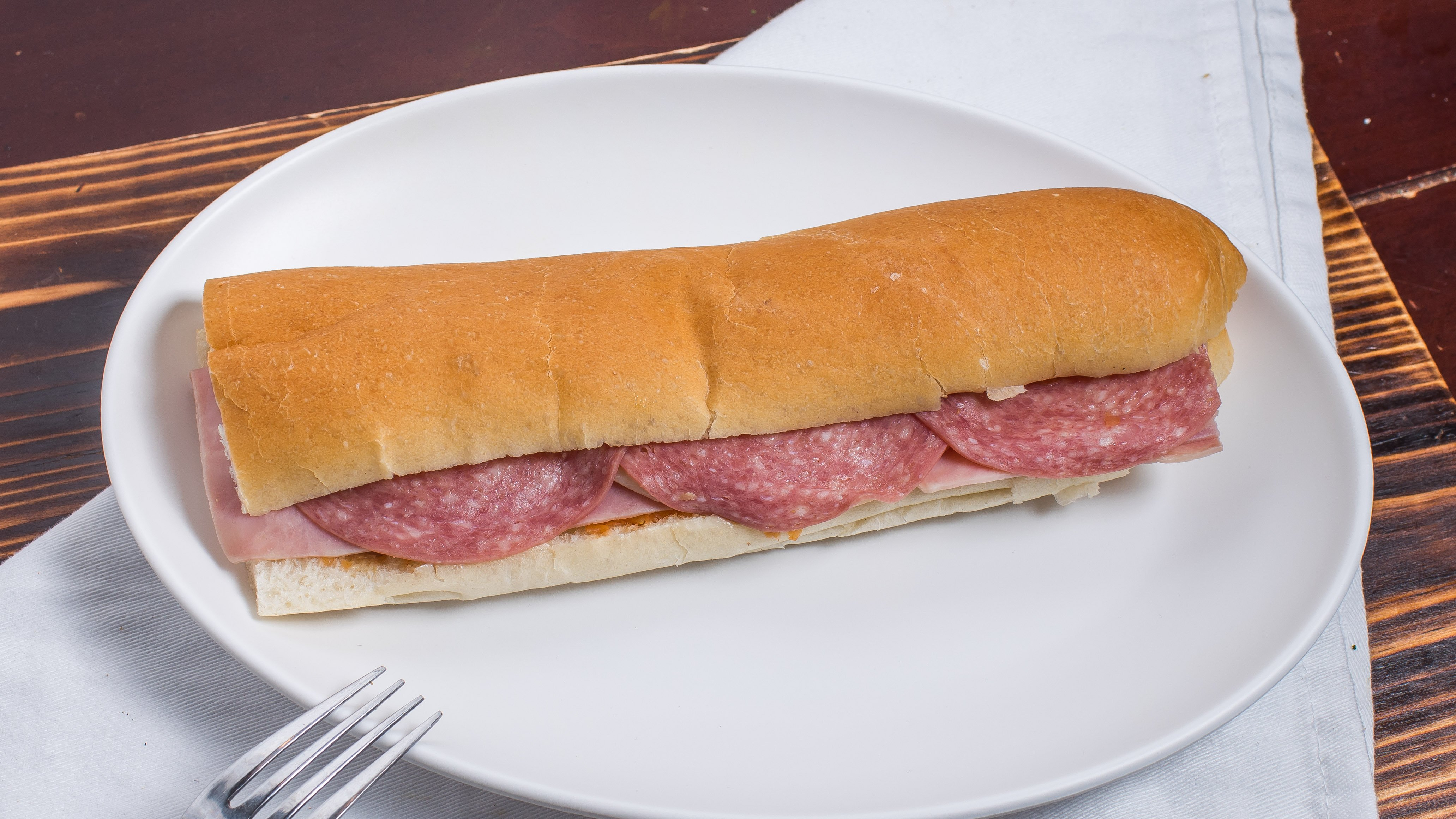 Anthonie's regular po-boy sandwich