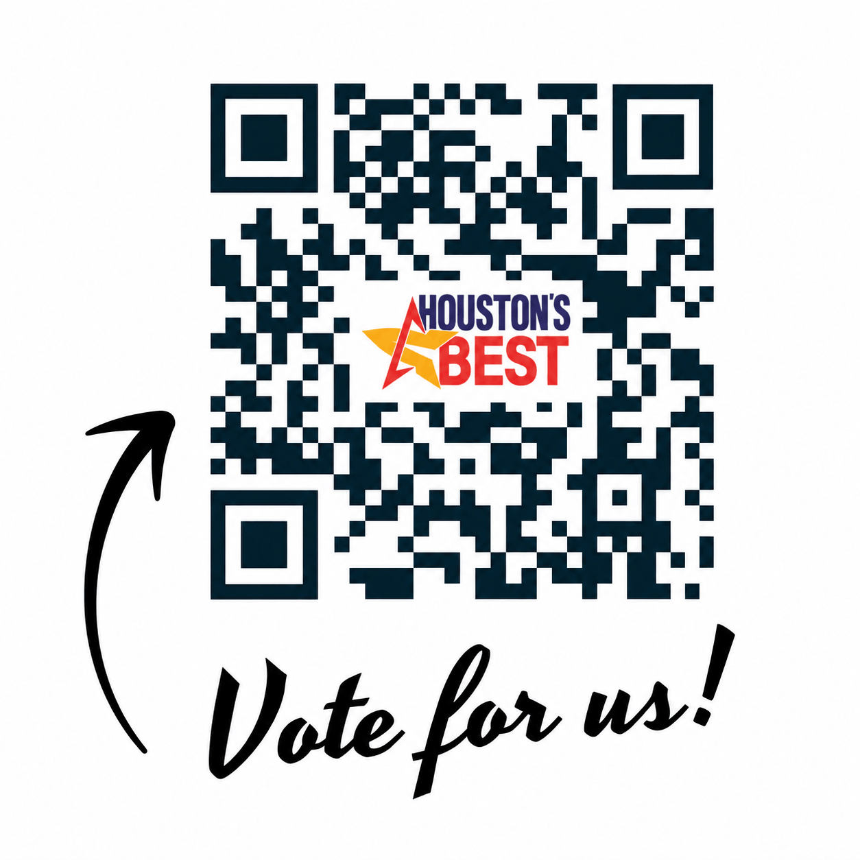 QR code to vote for Anthonie's Deli as Houston's Best 2026